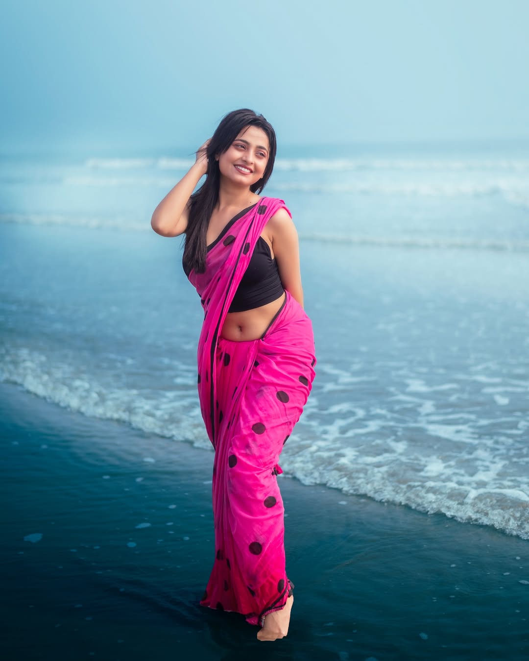 PANKHUDI PINK COTTON HANDLOOM SAREE