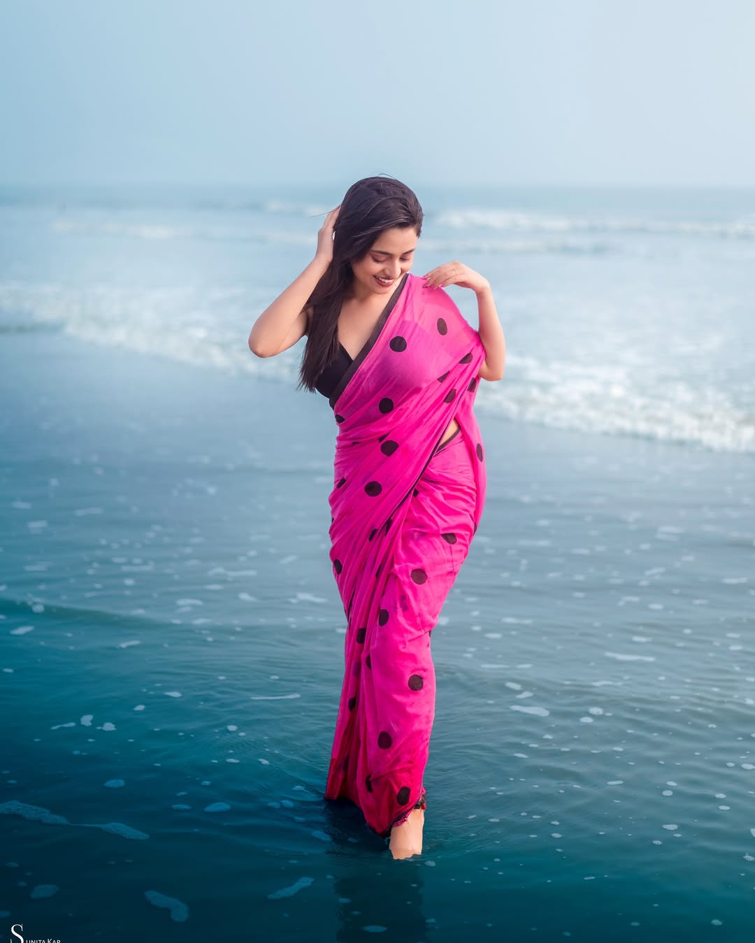 PANKHUDI PINK COTTON HANDLOOM SAREE