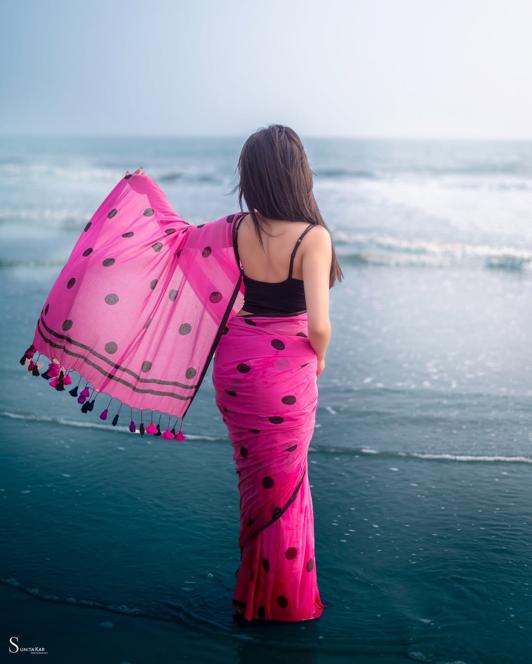PANKHUDI PINK COTTON HANDLOOM SAREE